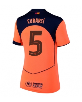 Barcelona Pau Cubarsi #5 Maglia Gara Terza Repliche 2025-26 Donna Maniche Corte